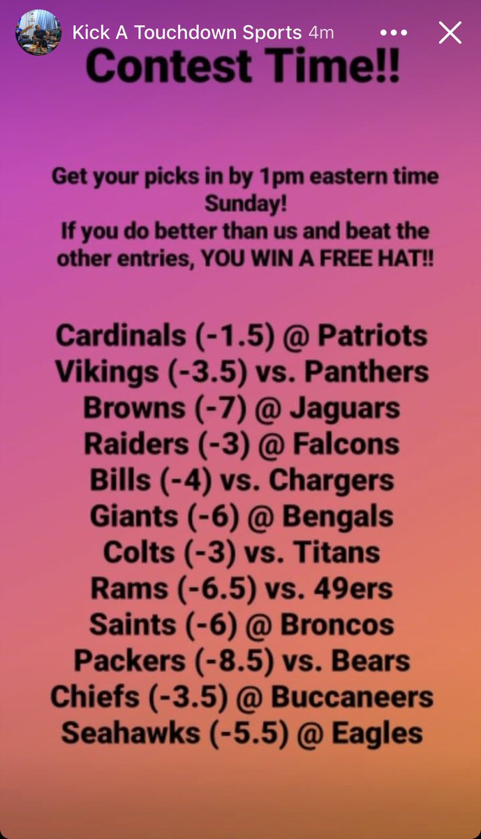 Kick A Touchdown Sports tweet media