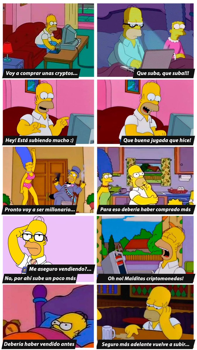 das_grasshopper's tweet photo. Simpsons y "las #Cripto" siempre son la onda 😜😜😂 https://t.co/HlbCHJMKrB
