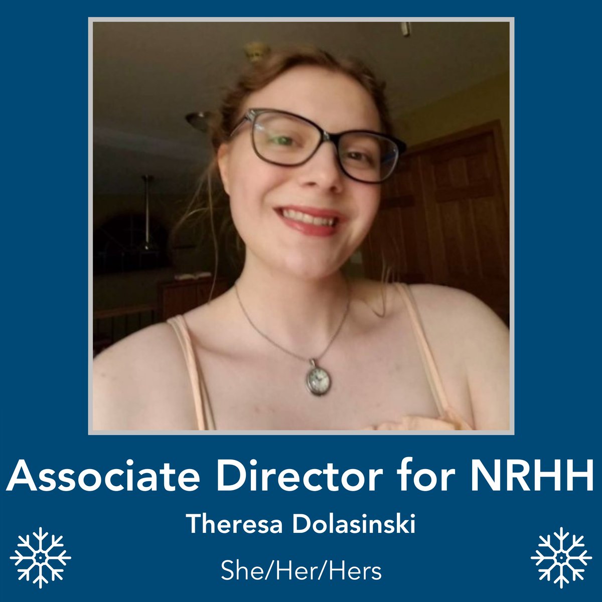 GLACURH's tweet photo. Hey GLACURH!
Please join me in welcoming our Associate Director for NRHH Theresa Dolasinski!
✌️💙❄️🐻 https://t.co/iJoHafxjuz
