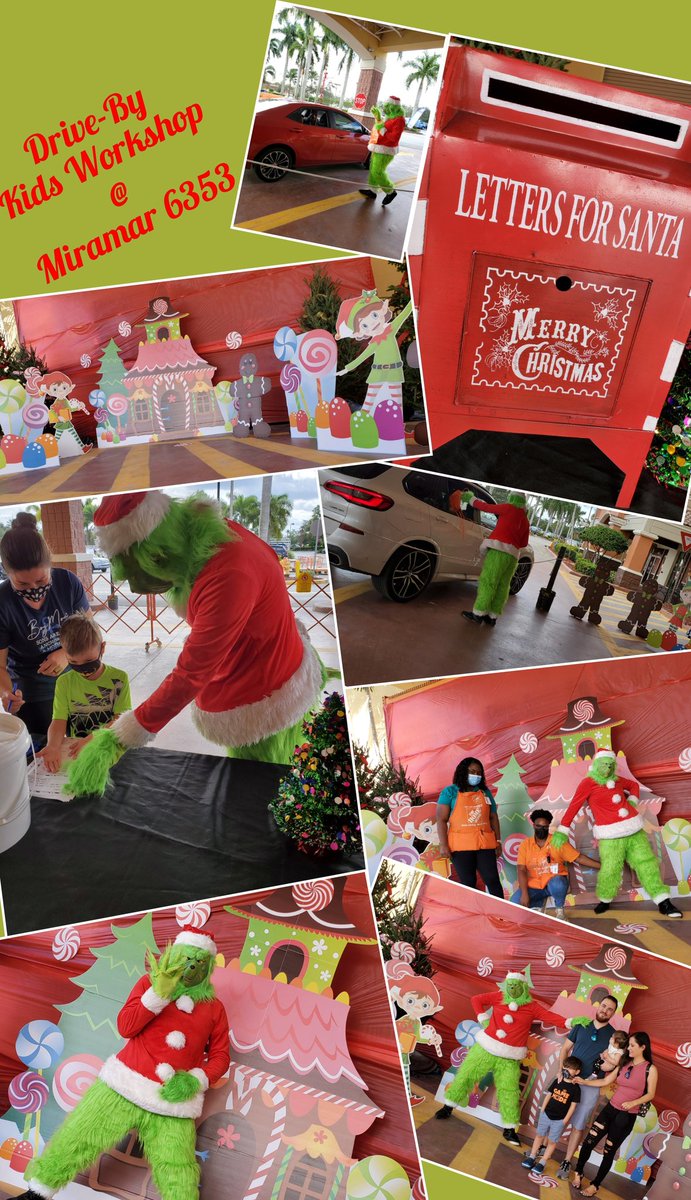 Drive-By Kids Workshop @6353Miramar 
Wave 'HI' to the Grinch & Leave a letter to Santa this Holiday Season @Chris_Fraga_HD @JoeRSantelia