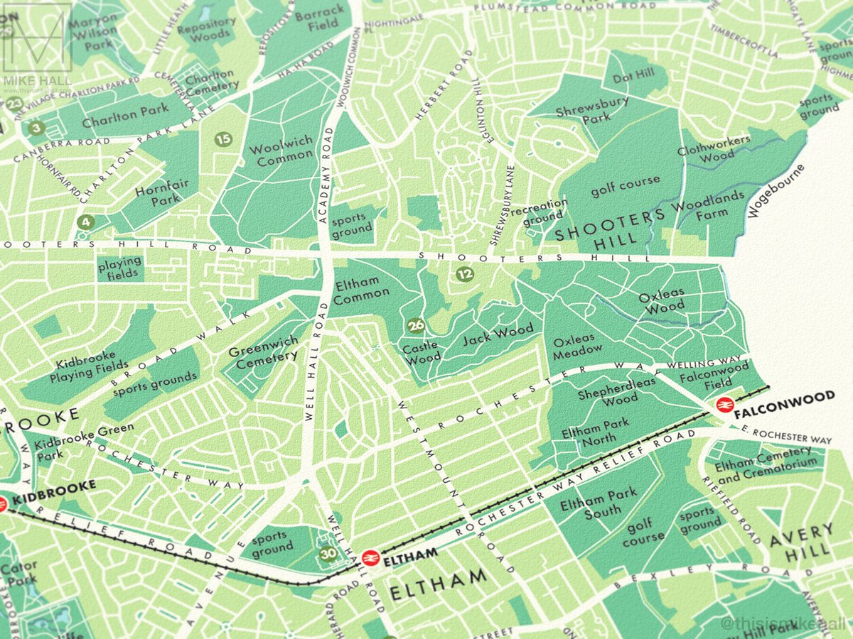 We are now stocking Mike Hall's beautiful retro A3 map of our neighbouring borough Greenwich, available framed or unframed and with free local delivery  bit.ly/36eJRQy   @thisismikehall #supportlocal #greenwich #londonmap