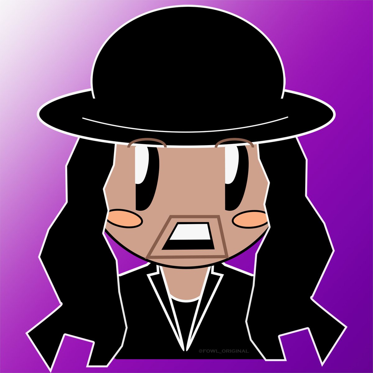 fowl_original's tweet image. Rest In Cute

#Undertaker30 #Chibi #chibiart #digitalart
