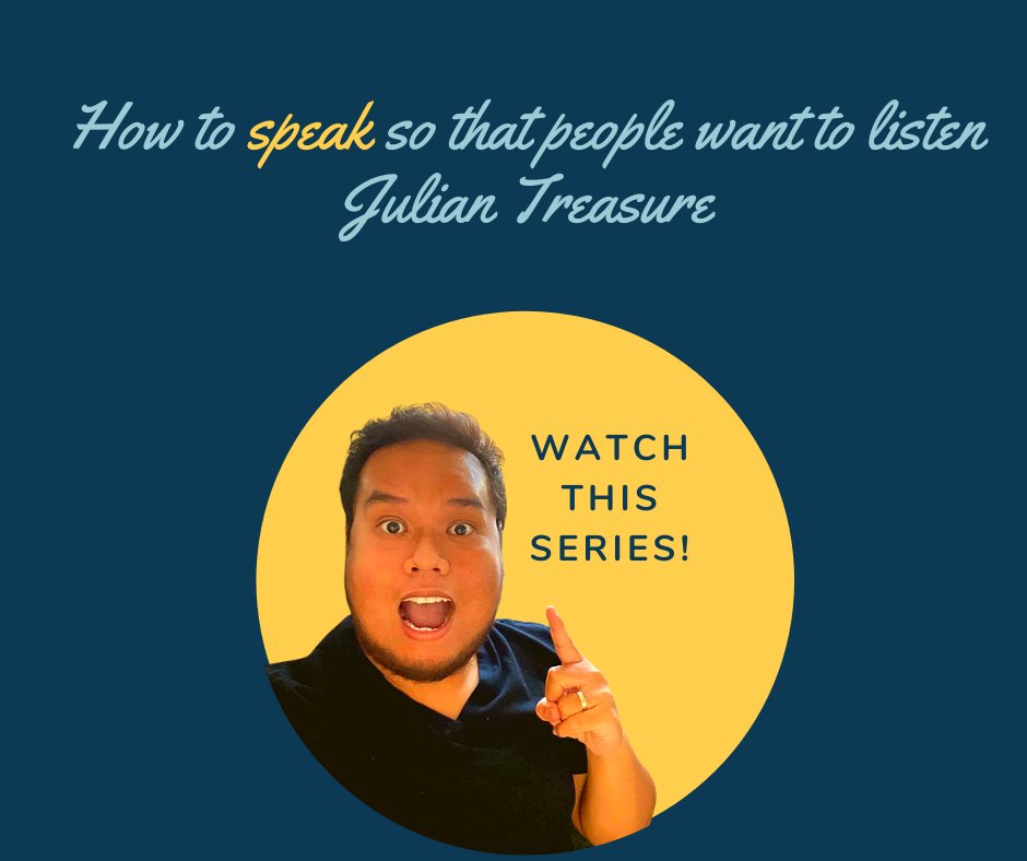 d_leejay's tweet photo. How to speak so that people want to listen | Julian Treasure

https://t.co/pViWO7Zbsj https://t.co/L3KjRa5eJM