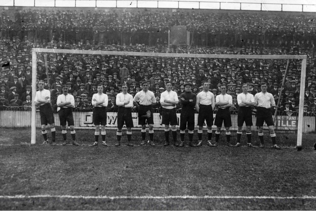 1910:Tottenham famous copper Cockerel makes its debut the centrepiece was made and fixed to the mock-Tudor gable of the new West Stand in November, 1909.1912:The Spurs squad that undertook a hectic European campaign in May 1912, playing eight games in three weeks.
