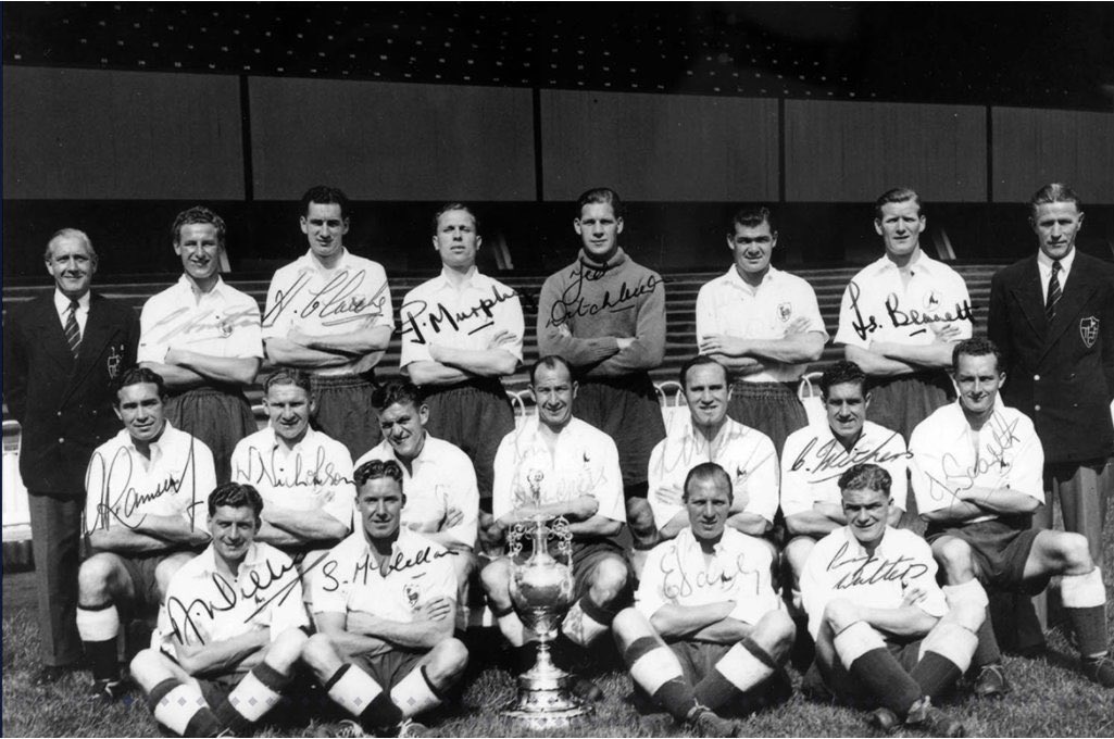 Arthur Rowe Success:1949:A key appointment as Arthur Rowe becomes manager. Tottenham-born, Rowe was a visionary who brought the famous 'push and run' style to Spurs , 1950:Tottenham won the Second Division 1951:Our first First Division championship in 1950-51.
