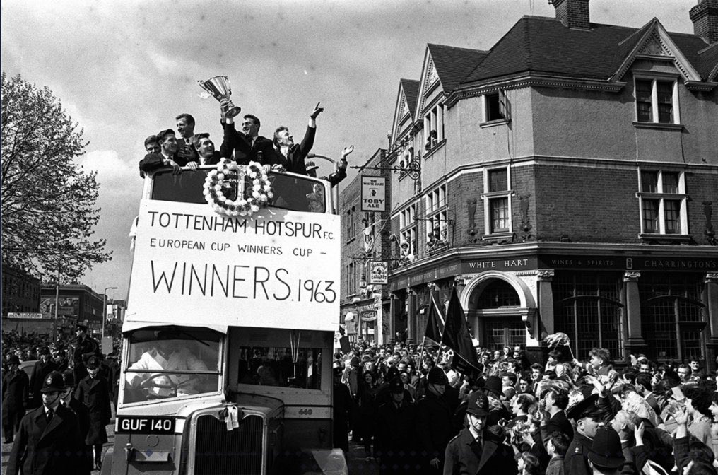 1963:Winners of the European Cup-Winners' Cup. The first British Club to win a major European competition. Jimmy Greaves becomes Spurs' highest league goal scorer in one season with 37 goals.1967:FA Cup winners for the fifth time. 1971:Winners of the Football League Cup