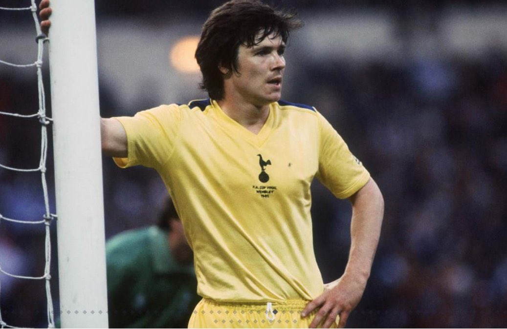 1985:Playing strip changed to white shirts and white shorts.1986:Steve Perryman transferred to Oxford United after making a record 655 League appearances for Spurs.1987:Spurs reach eighth FA Cup Final. Clive Allen sets a new Club record with 49 goals in a single season.