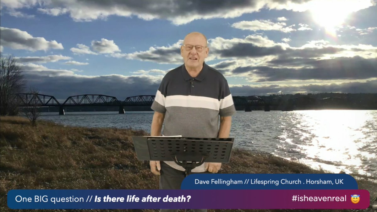 CCCFredericton's tweet photo. Join us tomorrow for the conclusion of our One Big Question series, "Is there life after death?". We are so pleased to be joined by our good friend Dave Fellingham... on the banks of the Saint John River??! Tune in tomorrow at 9:30am! https://t.co/EwEb2Itryr
#onebigquestion https://t.co/fO354BEKUU