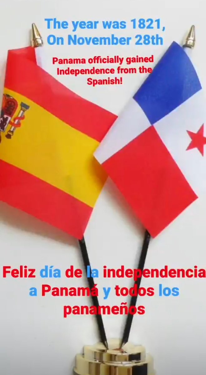dj_socaholic's tweet photo. Feliz día de la independencia a Panamá y todos los panameños

My Fellow Panas I luv ya like carimañolas, Happy Independence y'all 🥳🇵🇦🥳🇵🇦🥳🇵🇦🥳🇵🇦🥳🇵🇦

#ElMesDeLaPatria https://t.co/HqPBC9geMR