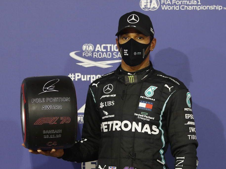 Lewis Hamilton takes 98th career pole in Bahrain