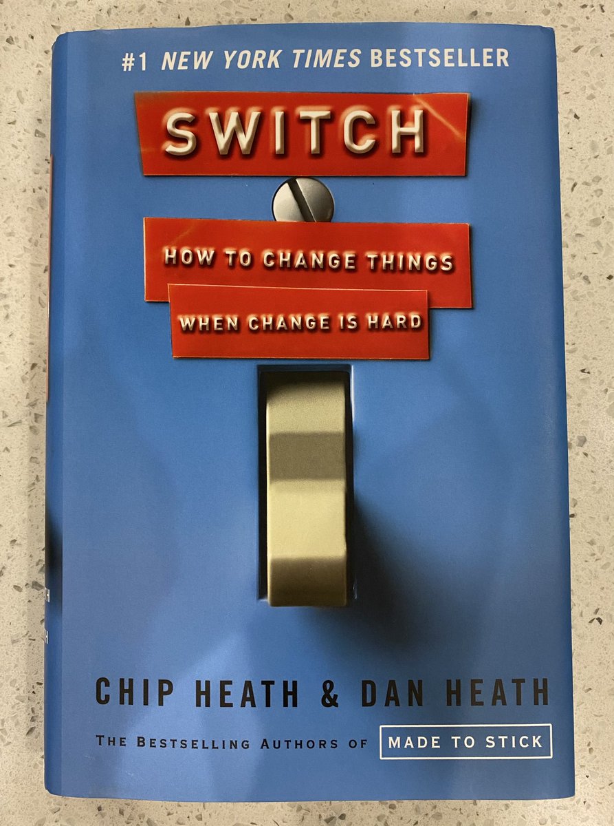 wayneatschool's tweet photo. This is such a good read!  Thanks ⁦@Ready4rigor⁩ for the recommendation and ⁦@poshsox⁩ for the gift.  It’s just what I need personally and professionally.  I highly recommend it other leaders trying to make it happen no matter what. #switch #yeswecan #lookoutworld https://t.co/g1iNBJPybd
