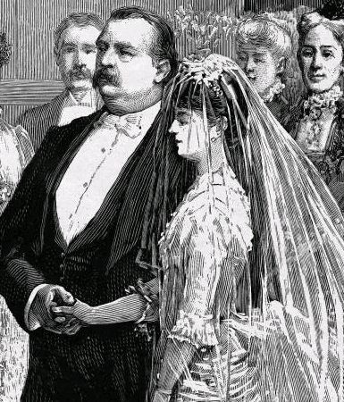 presidencies89's tweet photo. To date, #POTUS22 Grover Cleveland is the only president to get married at the White House. He & Frances Folsom were wed in the Blue Room in June 1886. Two other presidents (Tyler & Wilson) married while in office, but the weddings took place elsewhere. https://t.co/grR1Jgoy7u https://t.co/mHzl3ZbU8k