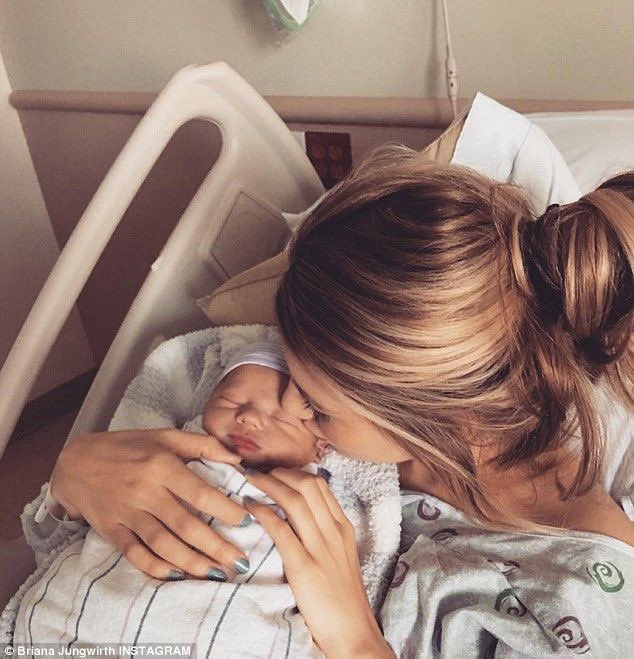 How did she get a manicure during labor and delivery?