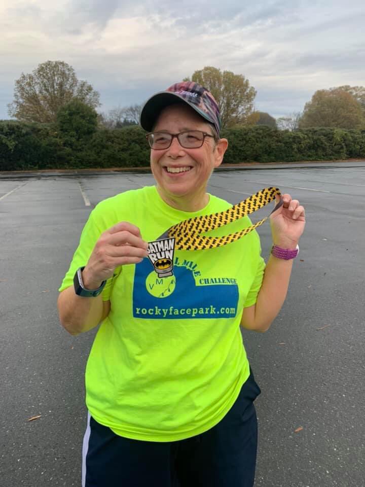 RunNerdGirl's tweet photo. The #DynamicDuo of Lissa and Lou Ann took on the @dcbatmanrun Virtual 10k this morning. It may have been early, it may have been rainy, but it was still awesome!
Registration is open until 12/1 https://t.co/bdHdc3fYc1
#batmanrunbr #bibchat @BibRave https://t.co/z0s51VsYJt