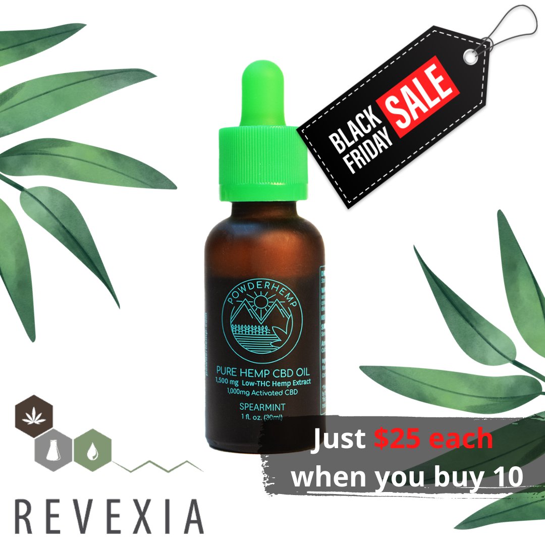 RevexiaLife's tweet photo. POWDERHEMP Pure Hemp CBD Oil – Spearmint 🌿
BLACK FRIDAY SPECIAL ⚡Just $25 each ⚡ when you buy 10

Shop Here: https://t.co/k3Qy6VP5TX

#Blackfridaysale #blackfriday #blackfridaycbd #cbdsale #cbddeals #cbdblackfridaydeals #cbd #cbdoil #cbdoilsale https://t.co/plwAX51rLI