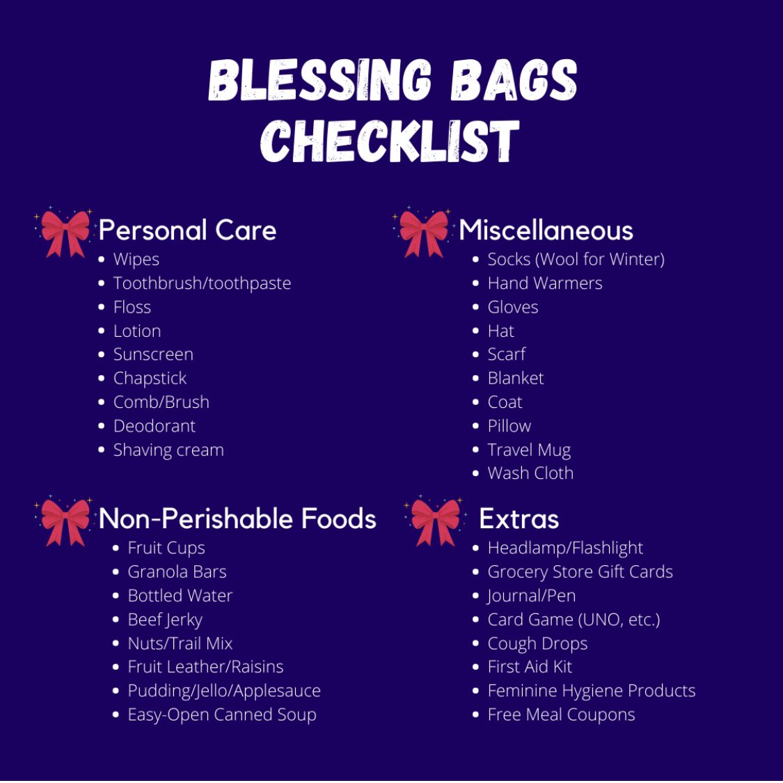 Tanyatd21's tweet photo. Sharing is caring. I want to help spread some holiday love in my community by giving #BlessingBags to the local homeless in #Houston and could use your help. Any amount can make such a huge difference.💜

Venmo: @Tanyatd21 

#20DaysOfKindness #DonateOrShare https://t.co/04yIX4Ziqr