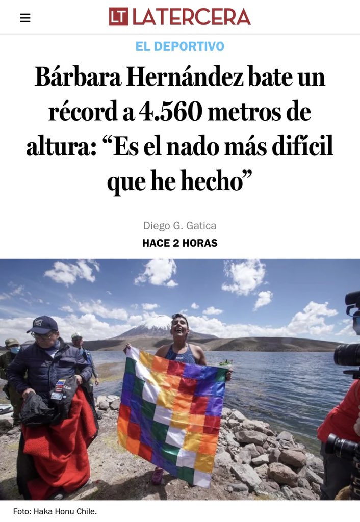 aluksicc's tweet photo. Grande Sirena de Hielo @barbarellah !! Nuevamente haciendo historia en el deporte . Felicitaciones !! 👏🏻👏🏻🇨🇱 https://t.co/PLsKhrGJMv