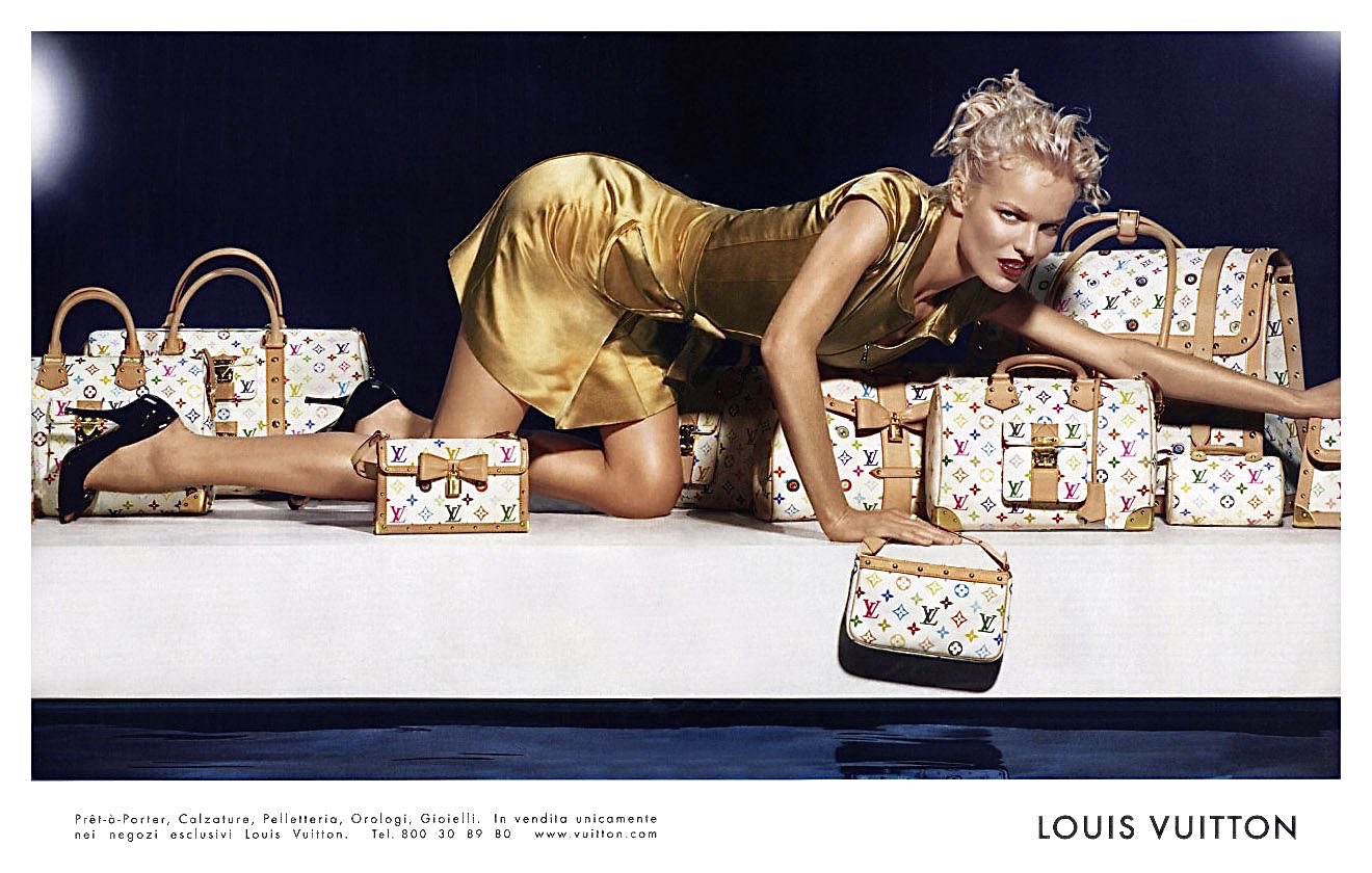 2008 Louis Vuitton Mert Alas Marcus Piggott Eva Herzigova 4-page MAGAZINE  AD