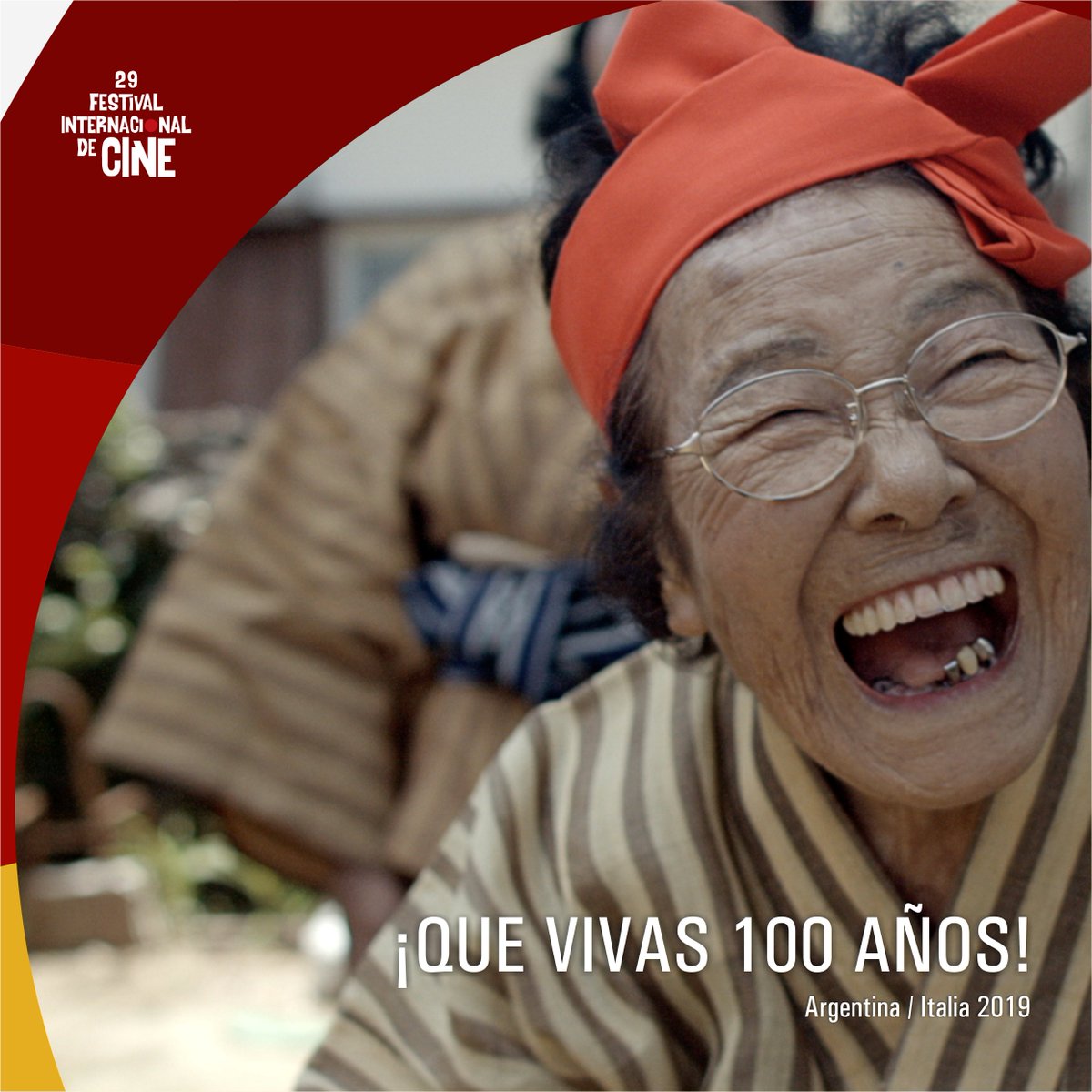 cinefestpy's tweet photo. Un documental contagiante sobre ancianos de continentes y culturas diferentes, es un título destacado de este #CineFestOy , mira 👉
¡𝐐𝐔𝐄́ 𝐕𝐈𝐕𝐀𝐒 𝟏𝟎𝟎 𝐀𝐍̃𝐎𝐒❗
Pasa en #internet pasa en el #CineFestPy
#Cine #arte #cultura #película #largometraje https://t.co/ZGoont7ePD