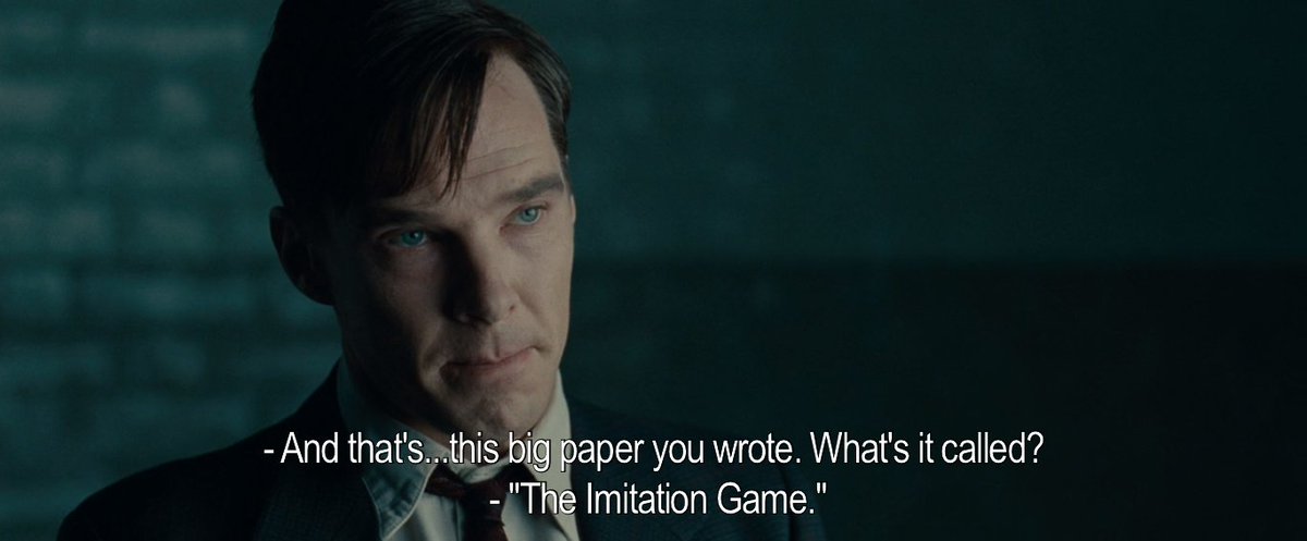 TitleSpoken's tweet photo. The Imitation Game (2014) https://t.co/ENP7uWrYDi