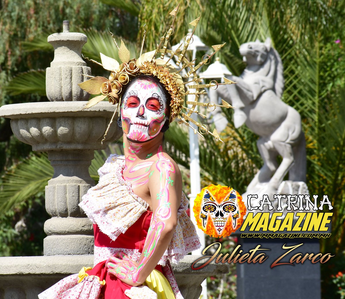 vandigitalnews's tweet photo. Se despide una de nuestras múltiples catrinas, Julieta Zarco quien fue parte de Catrina Mmagazine, maquillada por David  Moncada con vestuario de Academia de Baile Graham en las instalaciones de Rancho Caballerizas Texcoco
#CatrinaMmagazine @Moncadapainter https://t.co/PSmcrYWCQI
