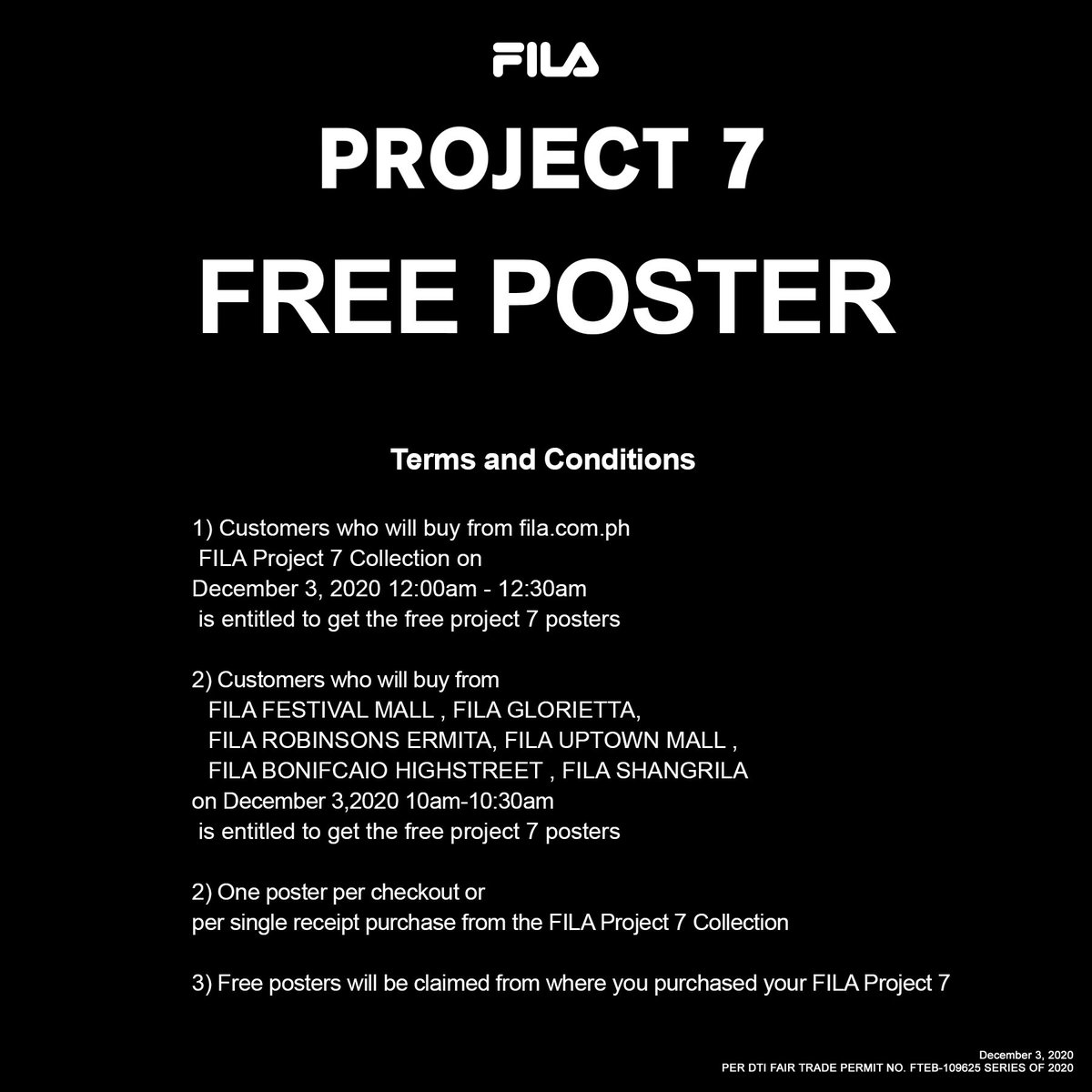 FILAph's tweet photo. 7 DAYS TO GO!

Never miss this out and be ready for FILA Project 7 here at @FILAPH!

Order online https://t.co/myEfBFy2uf

#OneworldOnefila
GO-#BTS, GO-#FILA
#RM #진 #슈가 #제이홉 #지민 #뷔 #정국 #휠라 #방탄소년단 
#RM #Jin #SUGA #jhope #Jimin #V #JungKook #FILA #BTS https://t.co/oCDR0gZPiJ