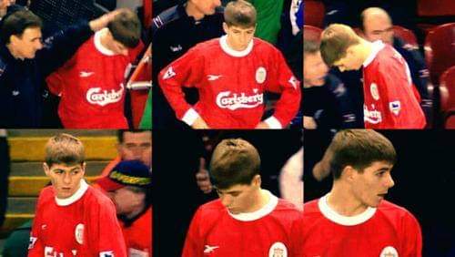 On this day 29th of Nov
1998 - #StevenGerrard made his reds bow as a last-minute substitute for @vedgy in our 2-0 defeat of Blackburn Rovers at Anfield, which came courtesy of goals from @themichaelowen and @PaulInce.
#onthisdaylfc
#LiverpoolFC #YNWA #LFC https://t.co/gPcFylZxvR