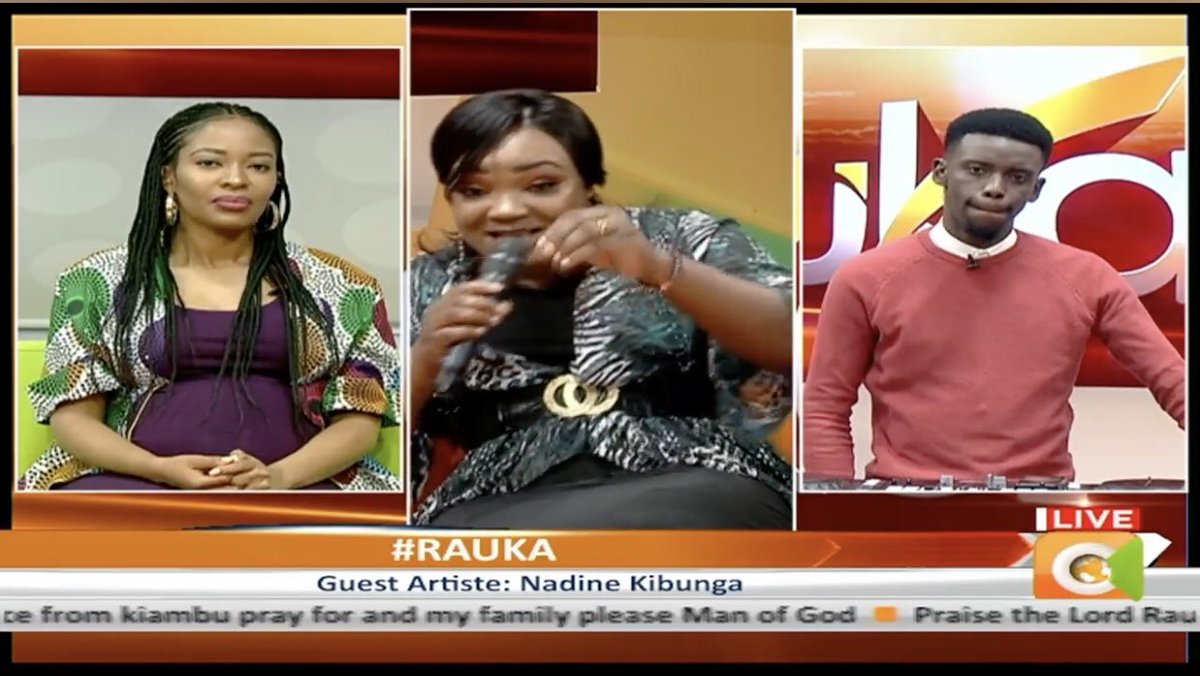 stillalivepro's tweet photo. What a powerful testimony from @NadineKibunga #GospelSunday @Raukacitizentv @citizentvkenya with @Kenthadj @Kambua. #Rauka #NielewesheByNadine https://t.co/1LV7lSq6zg