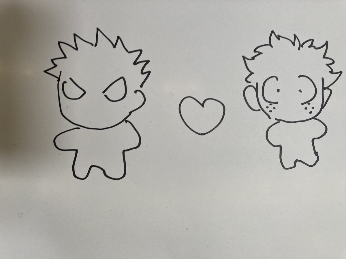 撤収しました!今日は出番ありがとうございましたー!沢山お声かけ頂けて差し入れもこんなに頂けるとは思っておらず…めちゃくちゃ嬉しかったです😭ペーパーはすぐなくなってしまいすみませんでした🙇♀️
2枚目と3枚目の落書きは当日スペースに飾ってた絵です