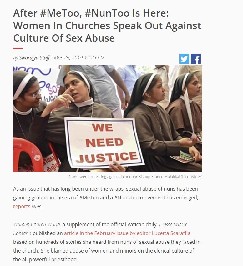 TiruppurSailor's tweet photo. #ChurchUnsafe4Women
#church
#sundayvibes
#திருட்டுதிமுக
#MeToo #NunToo
அந்த தியாக மகள்களை கூட இப்படி செஞ்சி இருக்கும் பாதிரிகளை என்ன செய்யலாம்? https://t.co/DWmKAzBKt8