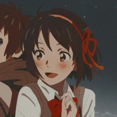 Taki And Mitsuha In Profile - Couple Anime Matching Pfp