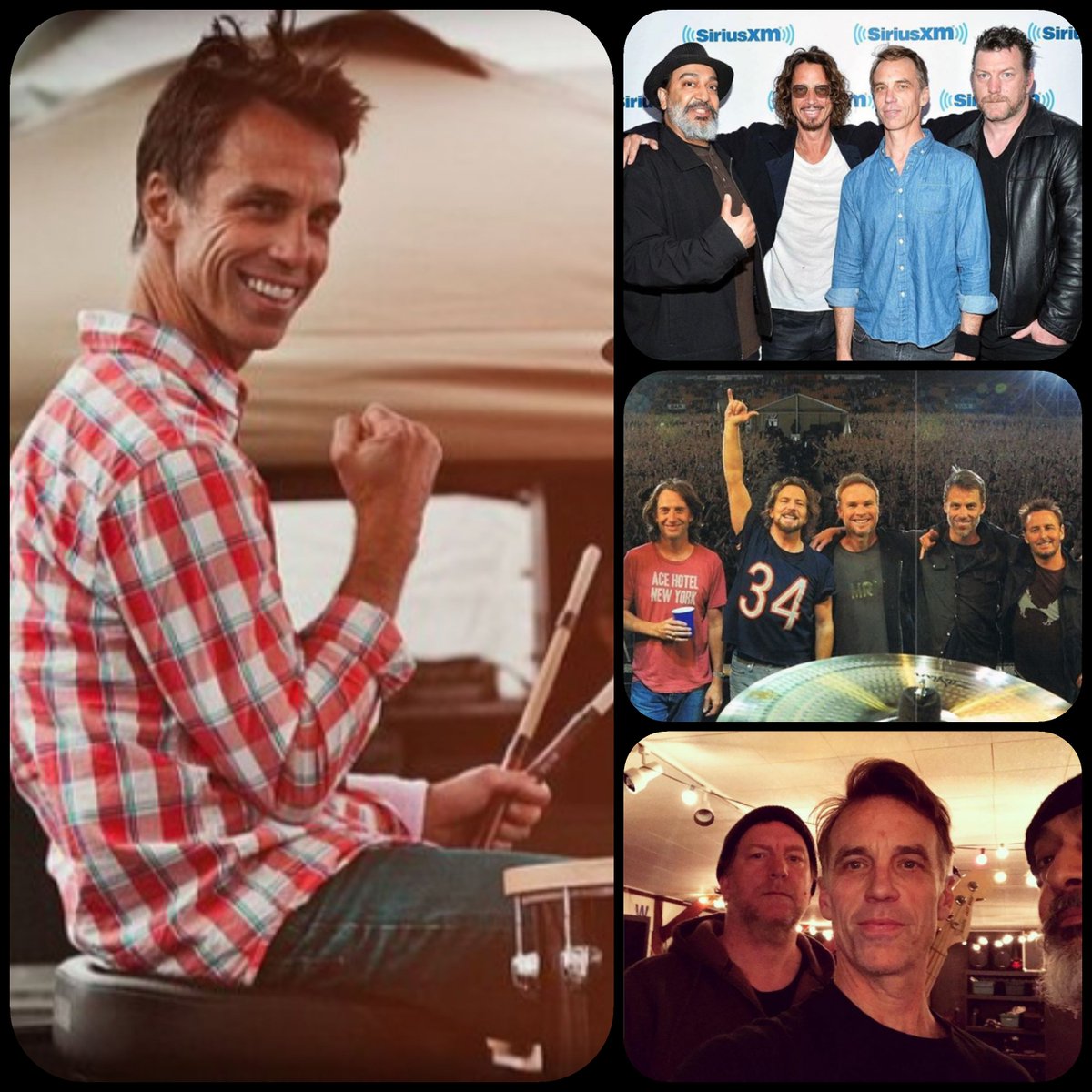 Happy Birthday #MattCameron 🎈🎂🥳🎉 We love you ❤🙌 #nudedragons #PearlJam #soundgarden #templeofthedog