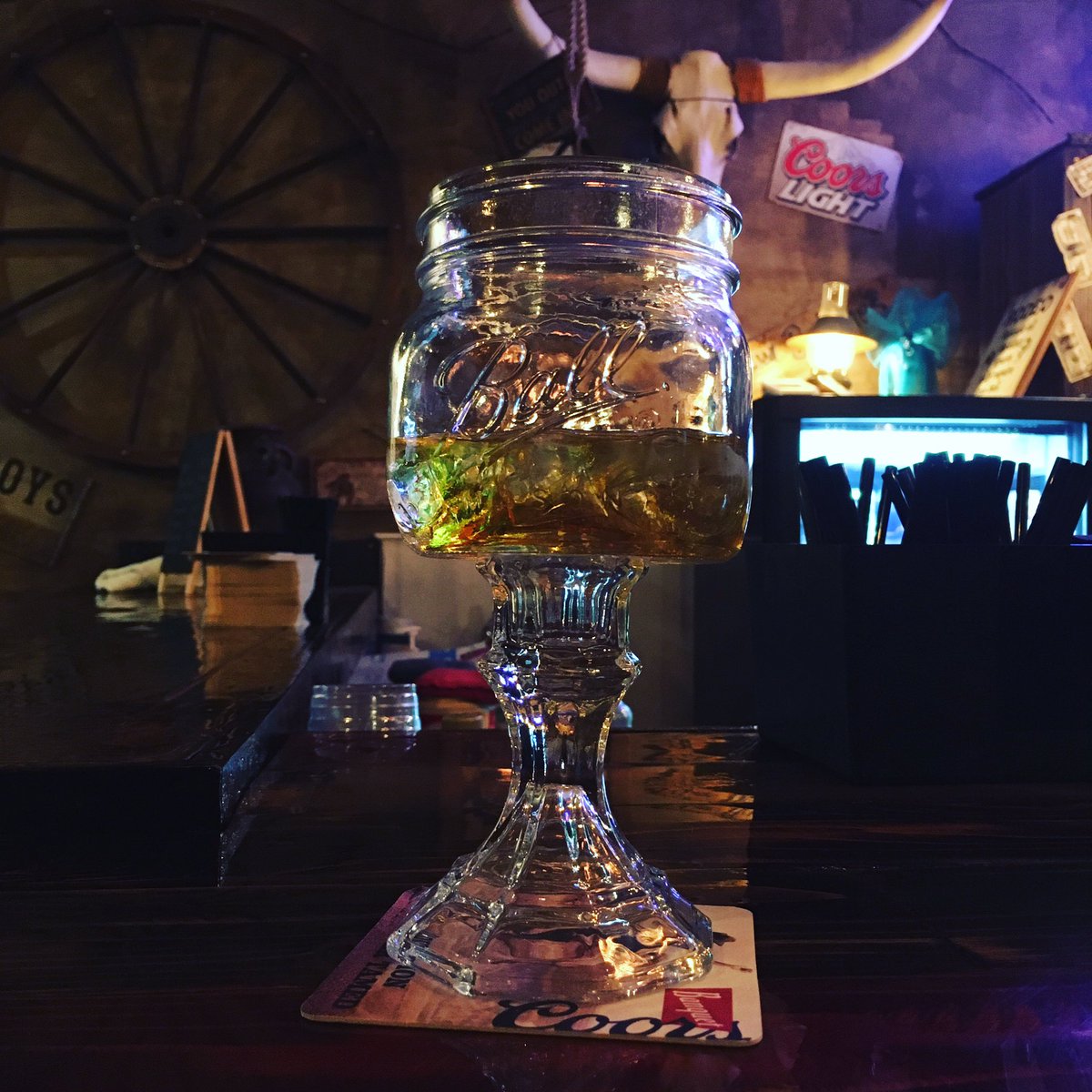 When in Temecula, California.....Hope everyone had a great Thanksgiving! #buckedupsaloon #jamesonwhiskey #jameson #countrymusic #temecula #masonjar