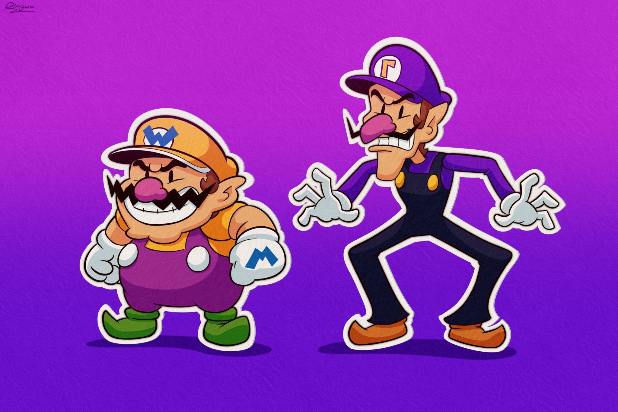 Wario And Waluigi Wallpaper
