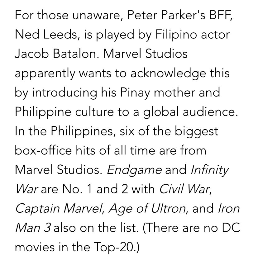 spideysnews's tweet photo. RUMOR/SPECULATION: it’s being reported (via. Geekosity) that Tom Holland will be speaking Tagalog in #SpiderMan3. Geekosity’s article also states that Neds mother, a Pinay woman will also have a role in the film. 

read the article here: https://t.co/G4zygn2Jxc https://t.co/4dCpgJyGfm
