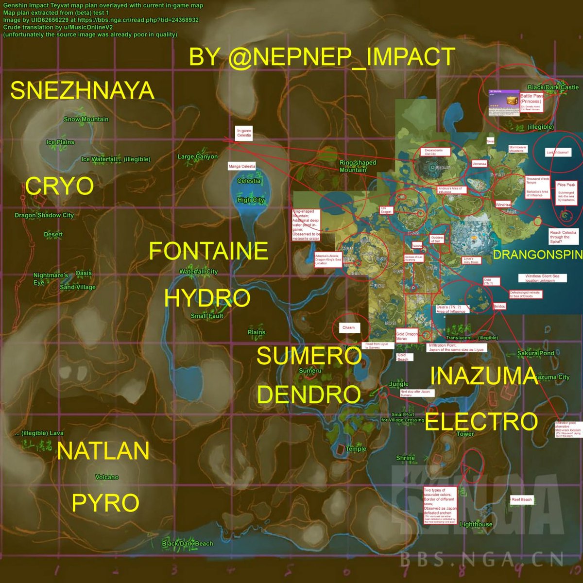 Том 1 глава 1 геншин. Полная карта Genshin Impact все 7 регионов. Полная карта Геншин Импакт. Полная карта ген шин Импакт.