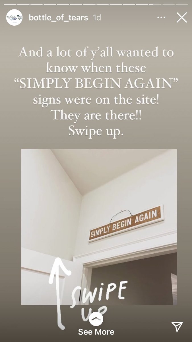 bherhei's tweet photo. @PatsyClairmont Your post reminded me of this sign I saw on ig. So thankful that one day none of our junk will be able to come between us ever again. For now as the sign says, simply begin again. ❤️ https://t.co/0MIDLyG0r3