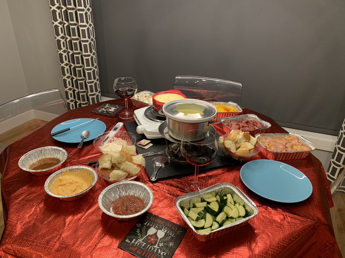 nerdiosity's tweet photo. Missus @nerdiosity is celebrating her bday today so we’re doing a #fonduefortwo https://t.co/c6smG0QSnu