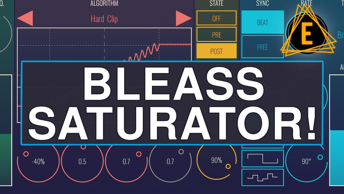 electronisounds's tweet photo. Got Saturation? 😁👊🔥
Here's my take on the new @BLEASSapps Saturator. 🎛️
 
https://t.co/SqP4fsyVIK

#electronisounds #hybridproducer #saturation #thatsthegoodstuff 🚀 https://t.co/P5yvgmuEQ9