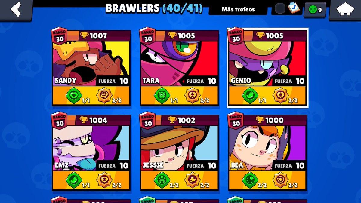 6 brawlers a 1k esta temporada 🥰 uno mas mañana?🤔