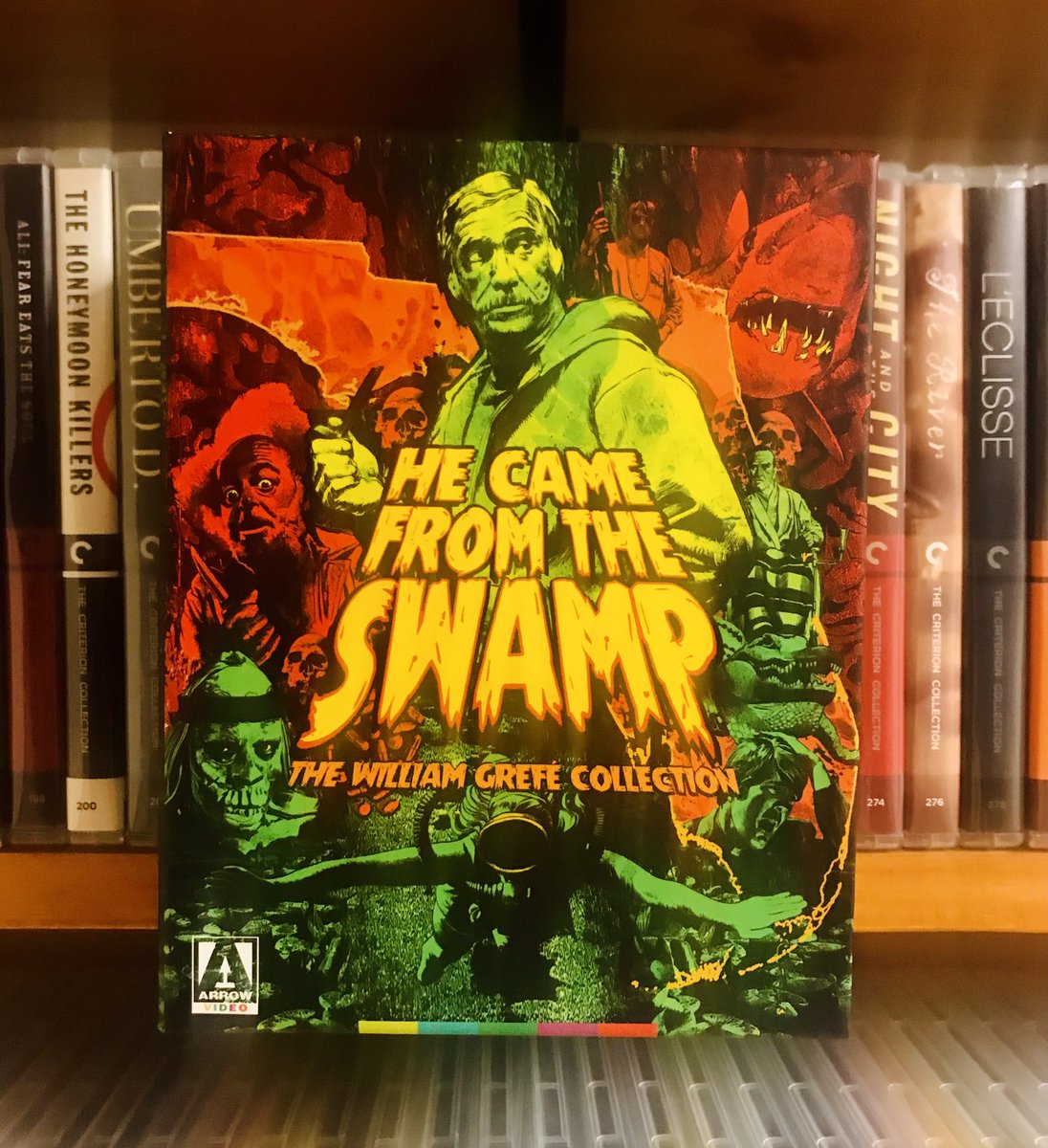 GTGMcast's tweet photo. I honestly have no idea what this is but you give me a hard box with the @arrowvideo logo on the spine and I’m all in! @criterioncollection #bluraycollection #bluraycollector #horror #arrowvideo #arrowvideocollection #criterioncollection #criterionbluray https://t.co/0FpEoh5GLP