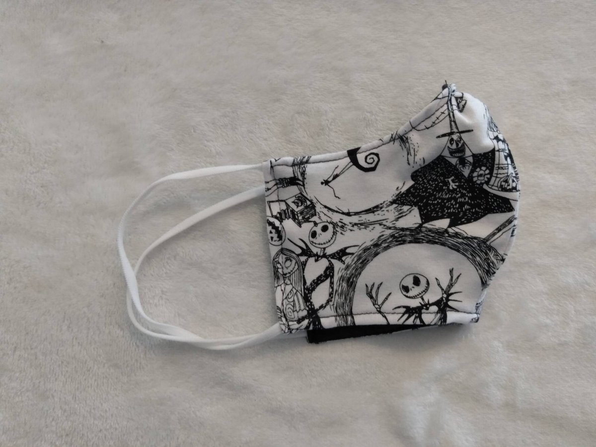 sunshinesmasks's tweet photo. Stiill fun to wear $8($5 s/h) order today #nightmarebeforechristmad #halloween #blackwork #timburton #drawing #fanart #themadtheorynotebook #tempuradesign #tattoodesign #tattoo #inklouvre #illustrationnow #illustratenow #onlyblackart #disney #forest #flashwork #facemask  #covid https://t.co/2yQvjUd2xp