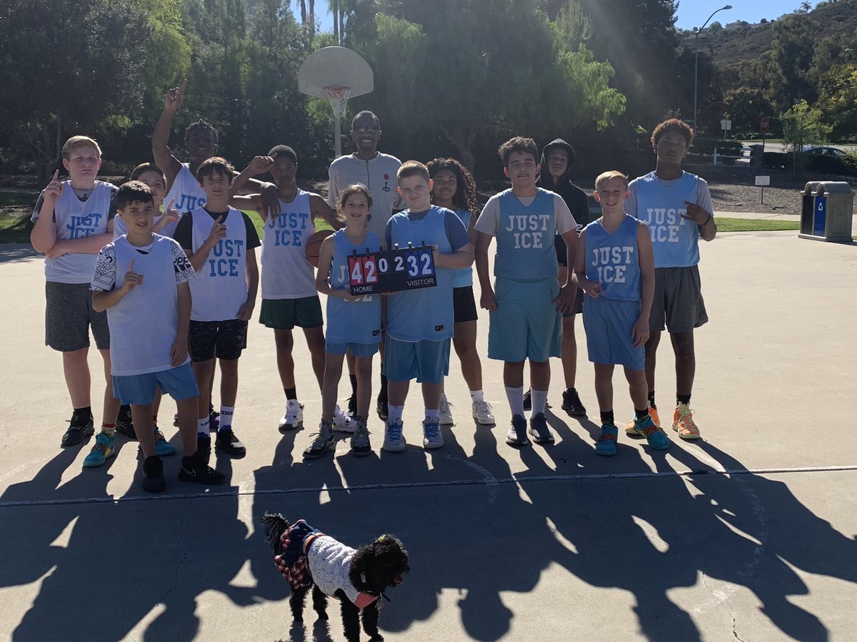 Amazing triple header inter squad games today Just Ice here in beautiful San Diego!