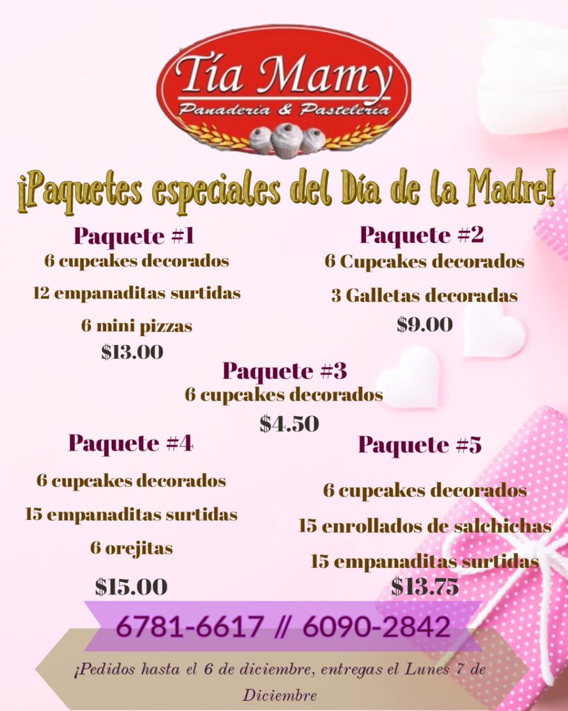 vane0209's tweet photo. Hagan sus pedidos con tiempo para disfrutar con mamá 💐 https://t.co/h0BUv5Zufg