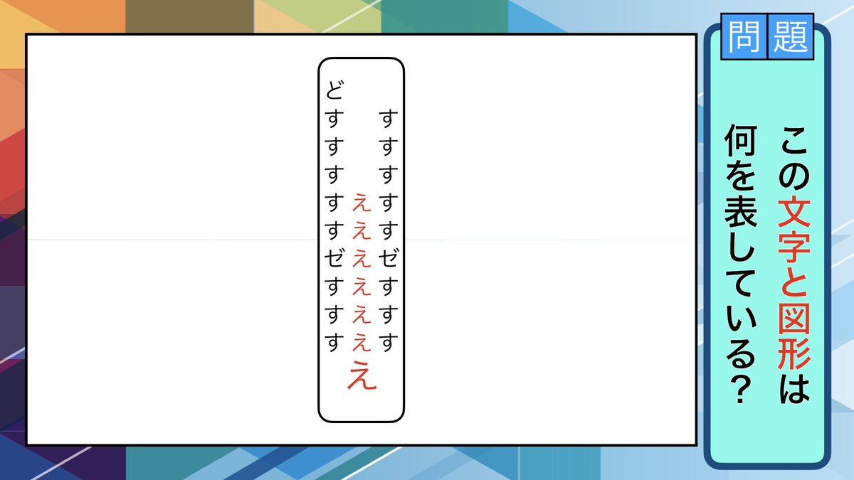 テルル また潜在能力テストより クイズ 説明が下手 この問題は メンバーからの募集も行なって本番では2問使わせていただきました ここではそれ以外の自分が作った2問を貼らせていただきます 説明が下手なこれは何でしょう Enterkeydiscord