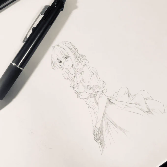 ヴァイオレットらくがき
ここから周りにも描いていきます
#イラスト #絵描きさんと繫がりたい  #ヴァイオレット・エヴァーガーデン 