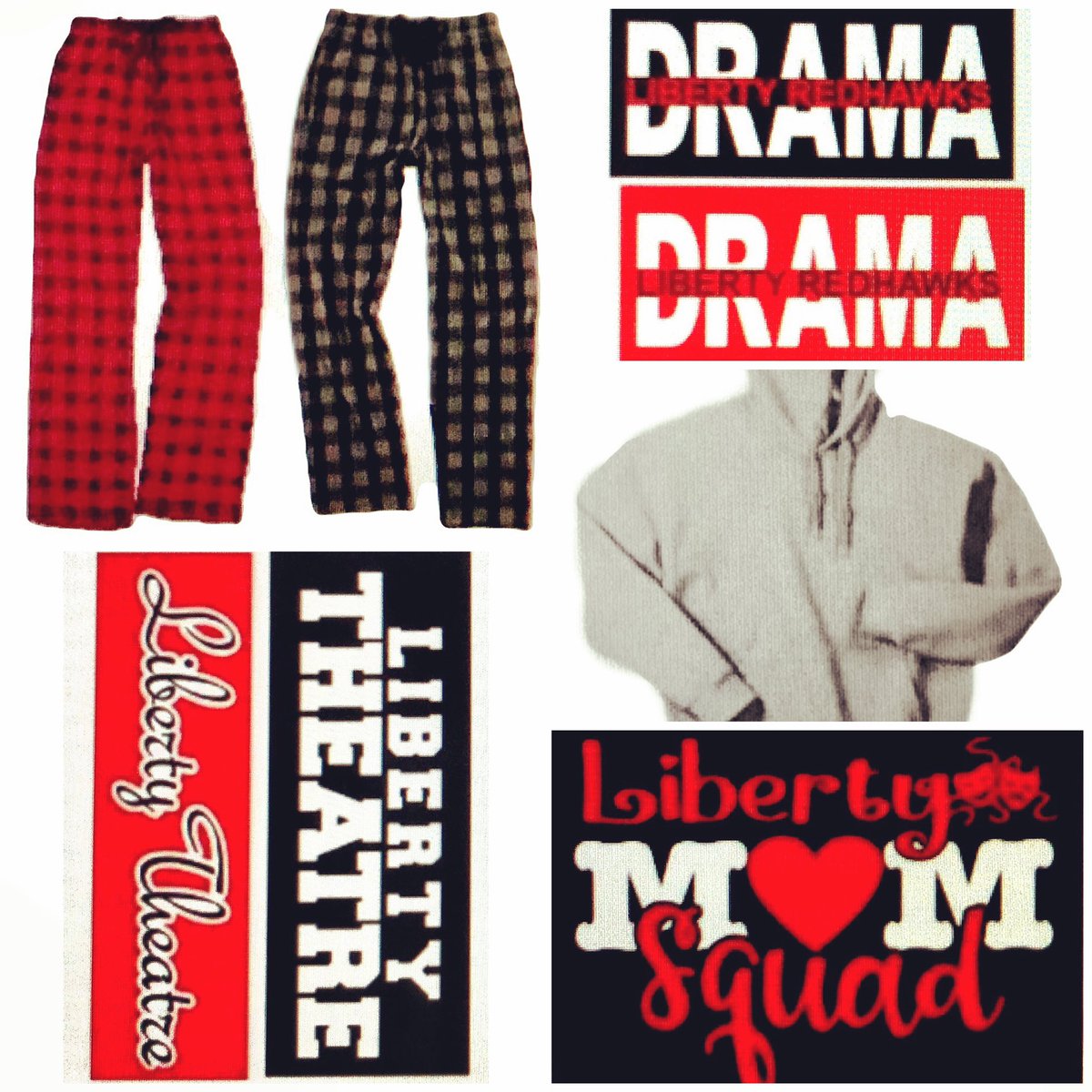 We added an extra day to buy at Liberty Redhawk Theatre Spirit Wear Store! We've got your hoodies, tees, flannel pj bottoms and MORE! Order by Nov. 29 deadline to get your items in time for the holidays! tinyurl.com/y3ehlr9t