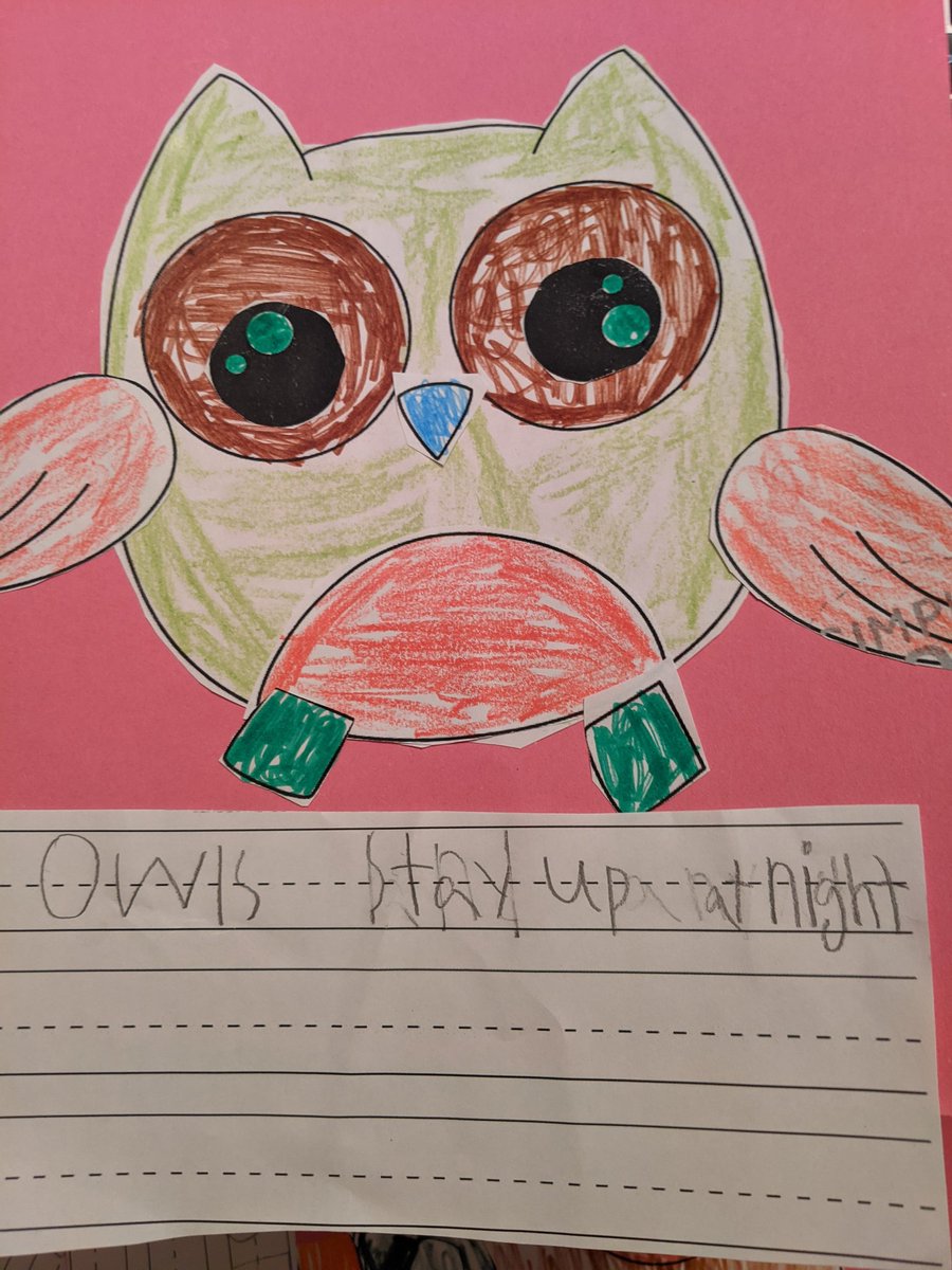 dwmorris1's tweet photo. RT @WeinbergerMiss: Students told me what they already knew about owls and we drew our knowledge. After some research we were able to make another page for out "Animals in Winter" book! #rvsed #hcsrvs https://t.co/KU6asPxiEB #Innovatorscan