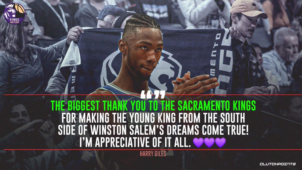Goodluck with the Blazers, Harry Giles 👊 https://t.co/xTaanVC3TD