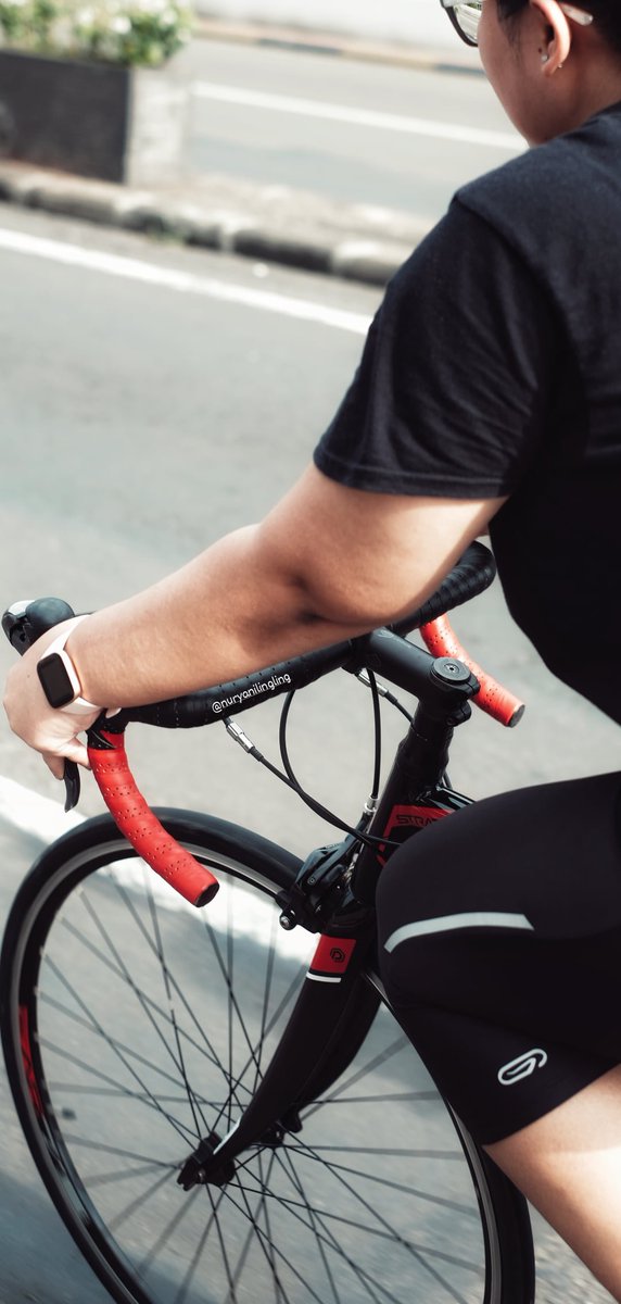 Gowes bareng nonya... Biar di approve nambah roadbike 1 lg..